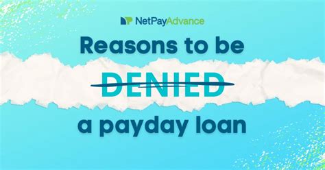 Keep Getting Denied For Payday Loans